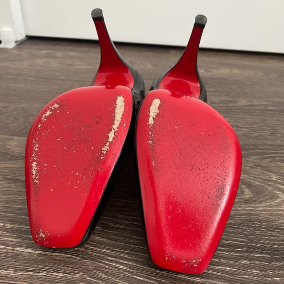 Christian Louboutin Black 100 Particule Pumps/Heels - Picture 10 of 11